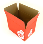Medium Sized Cardboard Storage Box For Paperback Books Pots And Pans