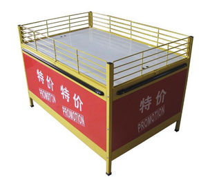 Food Plastic Convenience Store Promotional Tables Standard Carton / Foam Packing