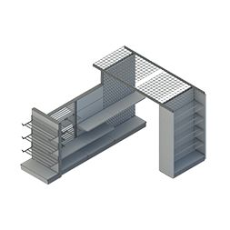 Scaffalature per supermercati per carichi pesanti / Espositori per negozi